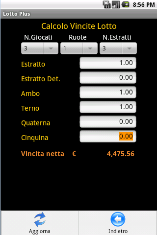 Lotto Plus Professional Screen 2
