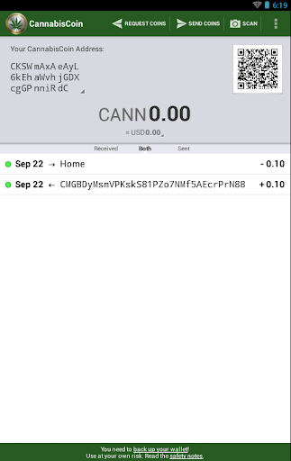 CannabisCoin Wallet