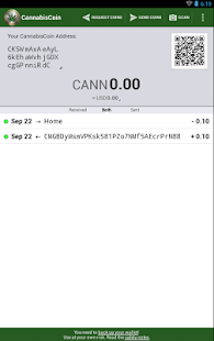 CannabisCoin Wallet Screenshots 4