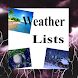 Weather Lists