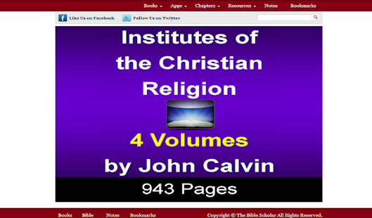 Institutes Christian Religion Screenshots 1