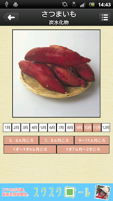 離乳食 初めての旬カレンダー Androidアプリ Applion