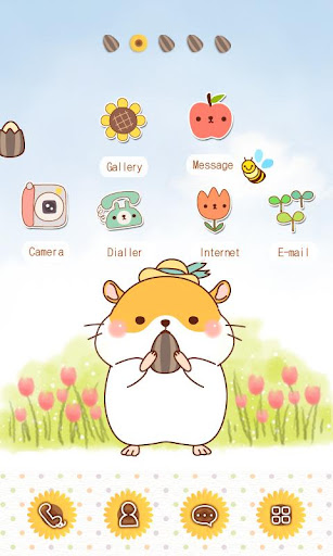 CUKI Theme Eatting Hamster