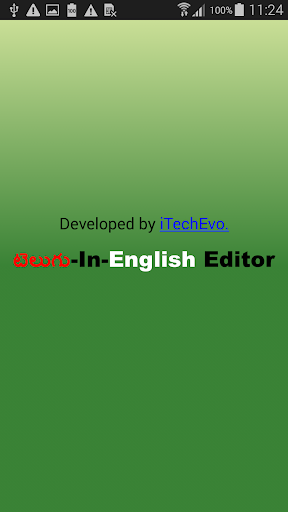 Tenglish - Telugu Editor