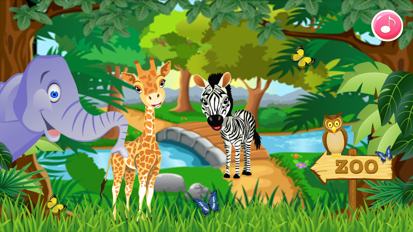 Baby Explore Zoo Animals Free! Screen 3