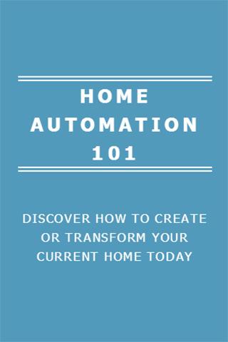 HOME AUTOMATION 101