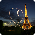 Romantic Paris Live Wallpaper icon