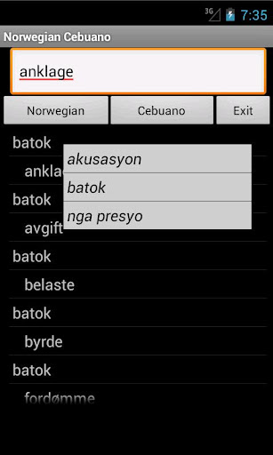 Cebuano Norwegian Dictionary