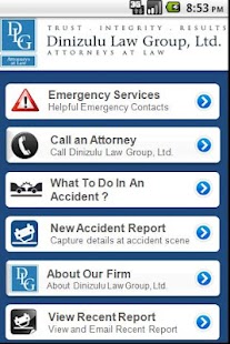 Accident  App by DLG Attorneys Screenshots 1