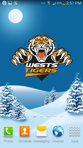 West Tigers Snow Globe