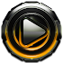 Poweramp skin Orange Glow3.10 (Paid)