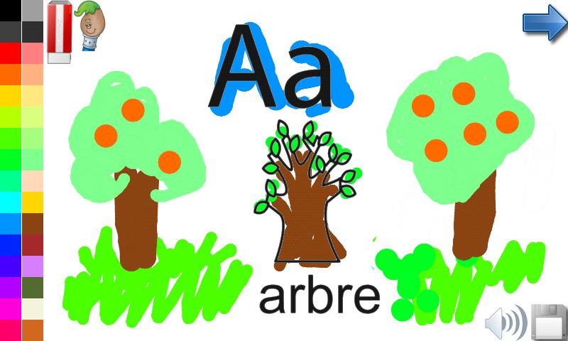 Alphabet, numbers and colors Screen 3