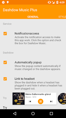 Screenshot 1 for Dashdow Music Plus 1.62