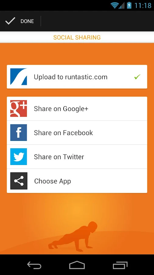 Runtastic Push-Ups PRO - screenshot