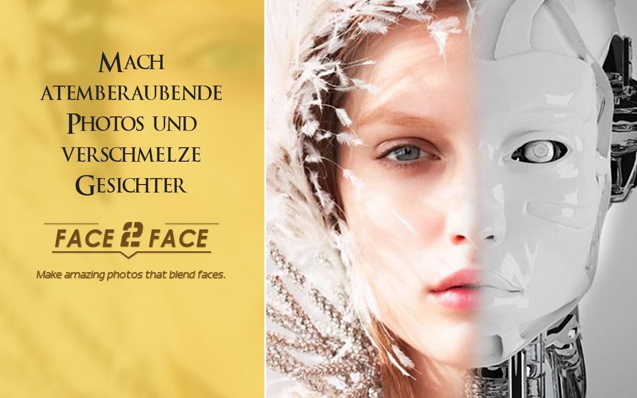 Android application Face2Face-funny face effects screenshort