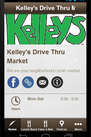 Kelley's Drive Thru Market