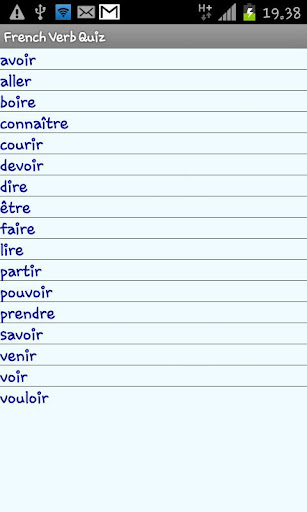 French Verb Quiz