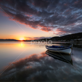 Up the creek by Bruce Meaker - Landscapes Waterscapes