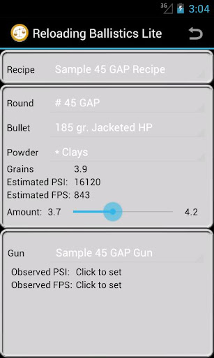 45 GAP Ballistics Data