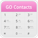 GO Contacts Pro Pink Theme mobile app icon