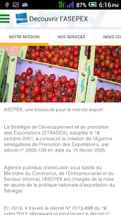 Lastest Sénégal Export - ASEPEX APK