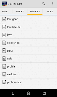 Oxford Dictionary of English T - screenshot thumbnail