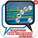 Transparent BBM Android mobile app icon