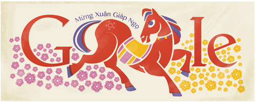 Google Doodle Lunar New Year 2014 - Vietnam