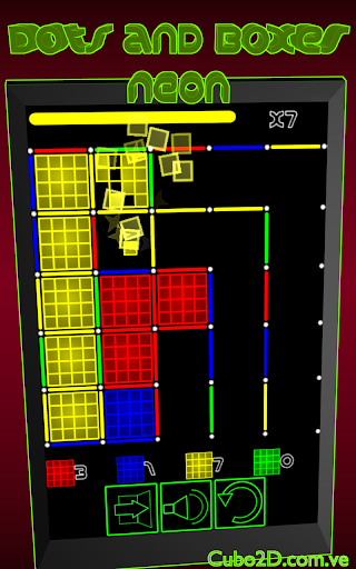 Dots and Boxes Neon