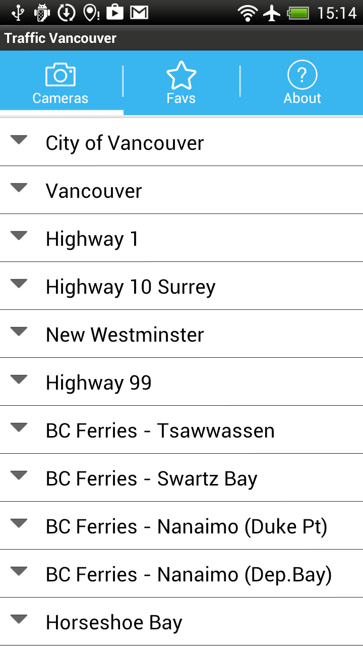 Live Traffic Vancouver Screen 2