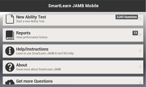 SmartLearn JAMB Mobile 2014