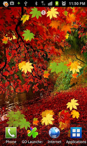 Autumn Leaves Falling LWP