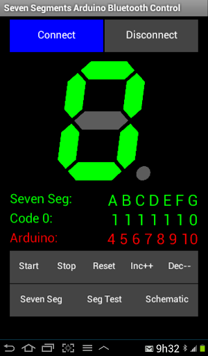 Seven Segments Arduino Bt Ctr
