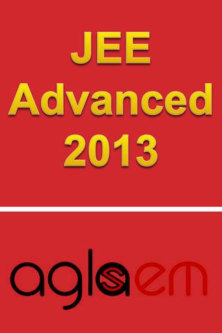 JEE Advanced 2013