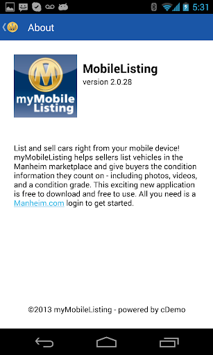 【免費商業App】Manheim myMobileListing-APP點子