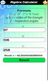 Algebra Calculator