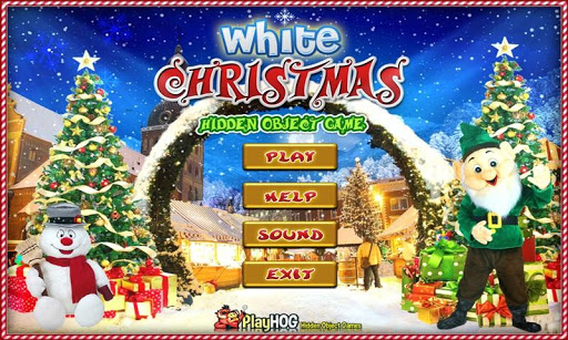 White Christmas Hidden Objects