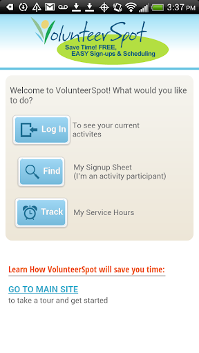 Sign Up by VolunteerSpot