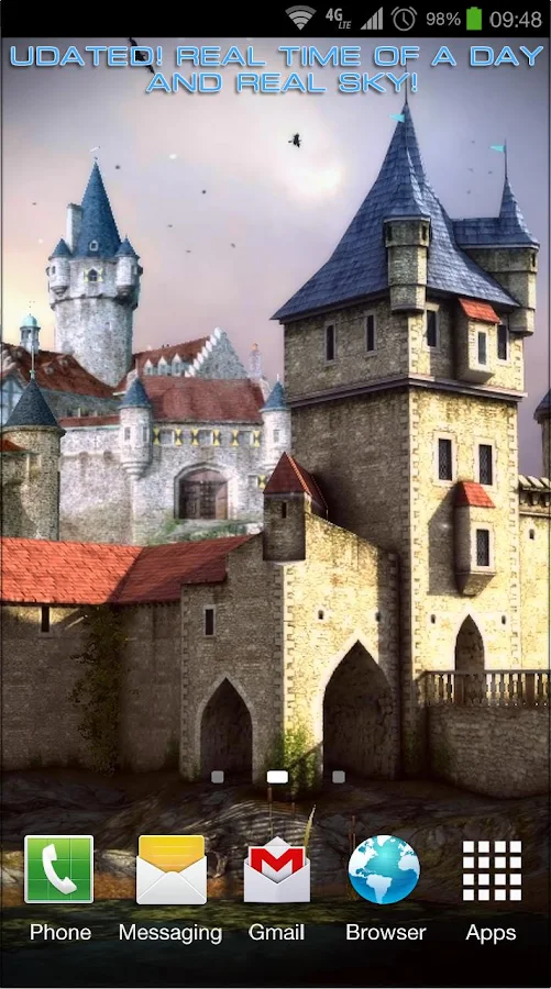  Castle 3D Pro live wallpaper- screenshot 