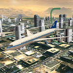 Cover Image of Descargar Simulador de vuelo: avión urbano 1.09 APK
