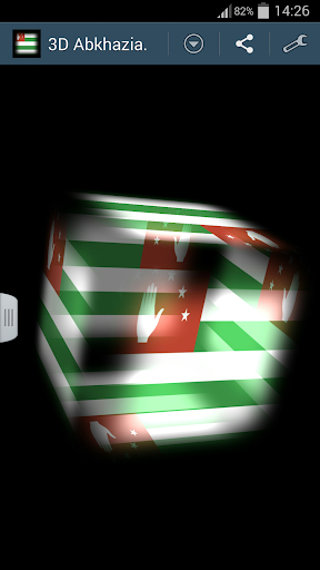 3D Abkhazia Cube Flag LWP