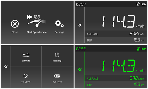 Speedometer HUD+Clock