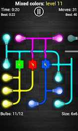 Power the Bulbs - Logic game poster 2