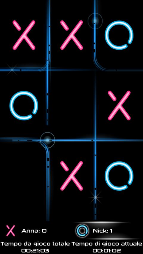 Android application Tic Tac Toe Glow  PREMIUM screenshort