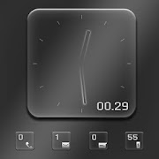Transparent RS Clock UCCW skin  Icon
