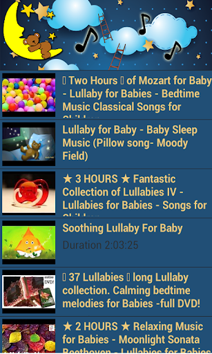 Lullaby for baby