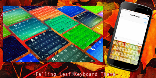 Falling Leaf Keyboard Theme