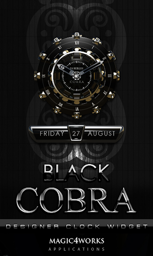 Cobra designer Clock Widget