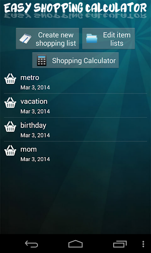 【免費購物App】Easy Shopping Calculator-APP點子