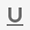 Gmail Compose Underline icon